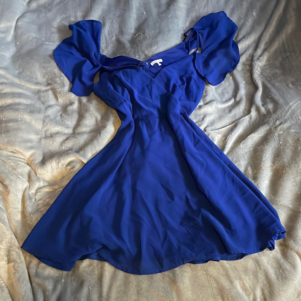 Royal Blue Flow Dress